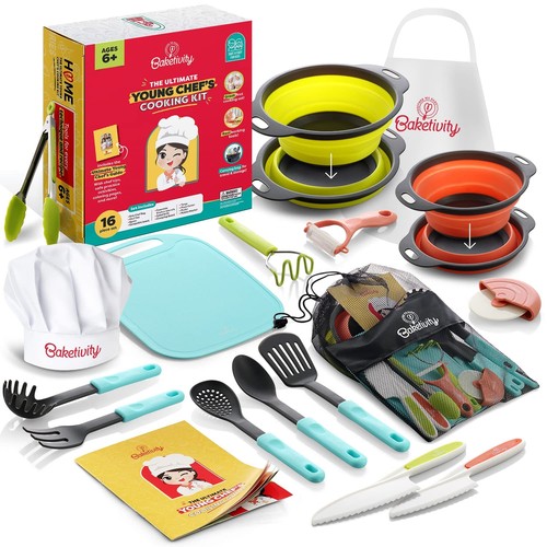 Baketivity kids cooking set - baketivity,