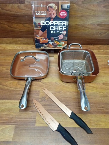 Copper chef square fry - copper,
