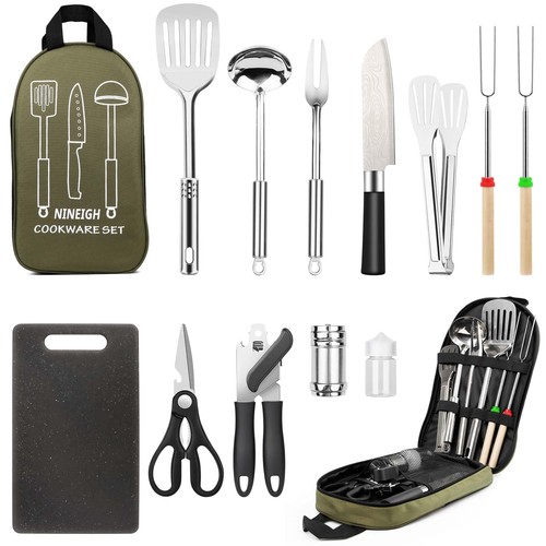 Camping cooking utensils set - cooking,